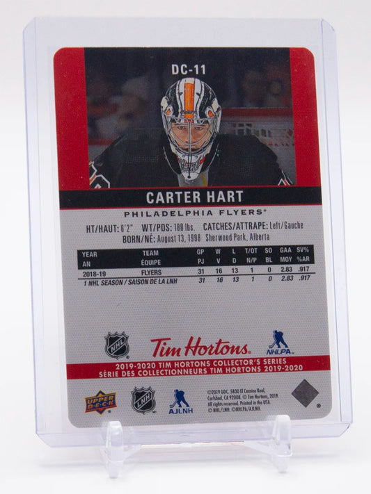 Carter Hart Flyers Upper Deck Tim Hortons 2019 #DC-11