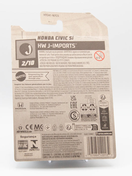 Hot Wheels Honda Civic Si Gold Carbon Fiber Hood HW J-Imports 45/250