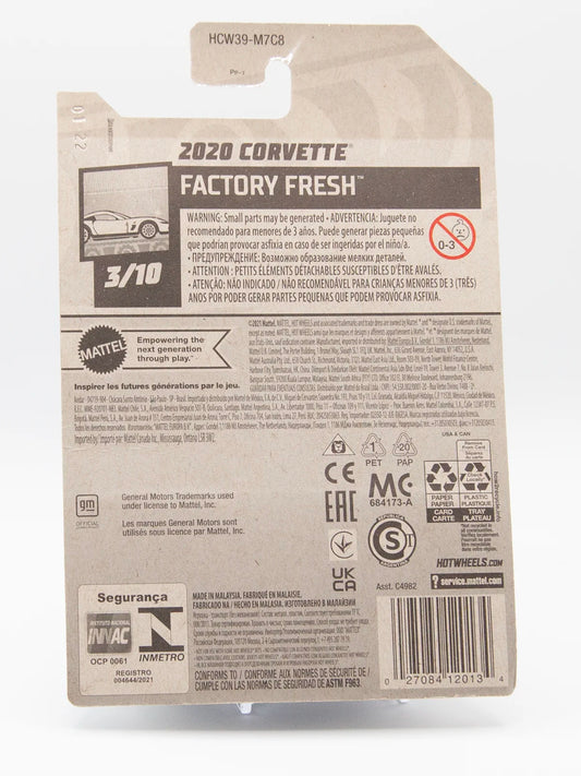 Hot Wheels Corvette Blue Factory Fresh 106/250