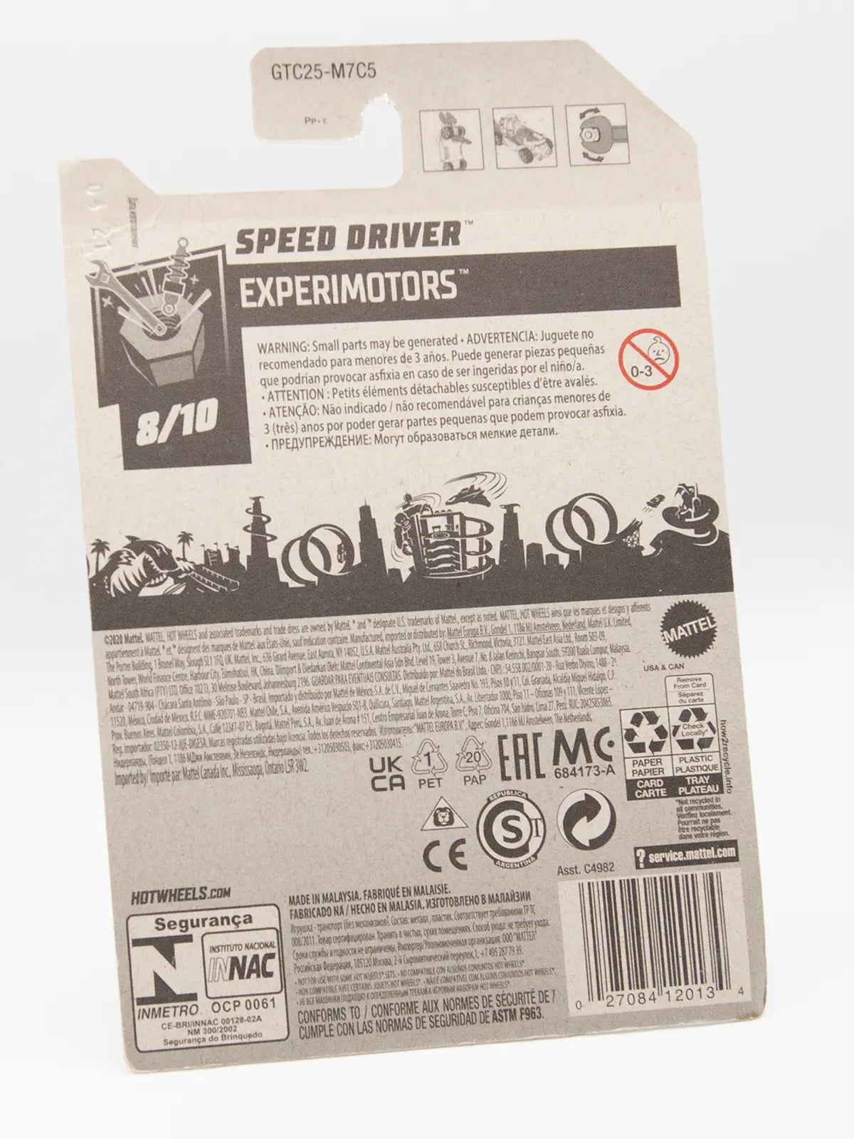 Hot Wheels Speed Driver Green Experimotors 82/250