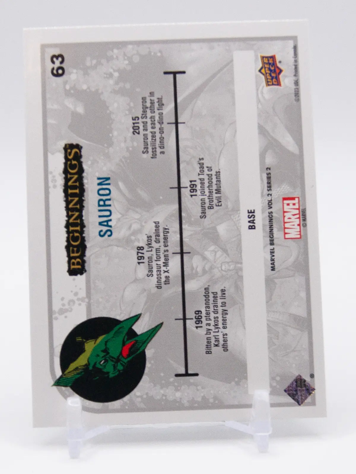 Sauron 2023 Marvel Beginnings Upper Deck #63