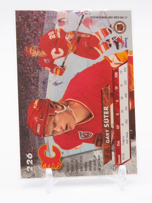 Gary Suter Flames Fleer Ultra 1993-94 #226