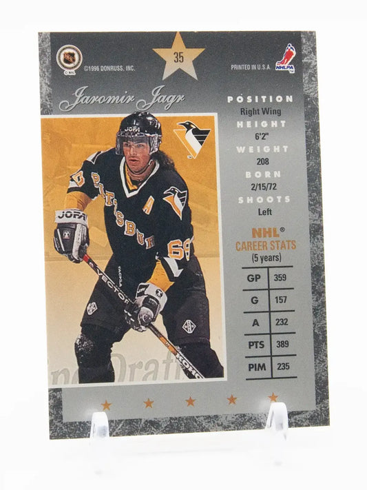Jaromir Jagr Penguins Donruss Elite 1995-96 #35