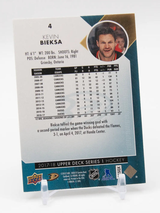 Kevin Bieksa Ducks Upper Deck 2017-18 #4