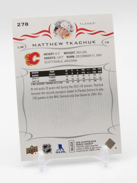 Matthew Tkachuk Flames Upper Deck 2018-19 #278