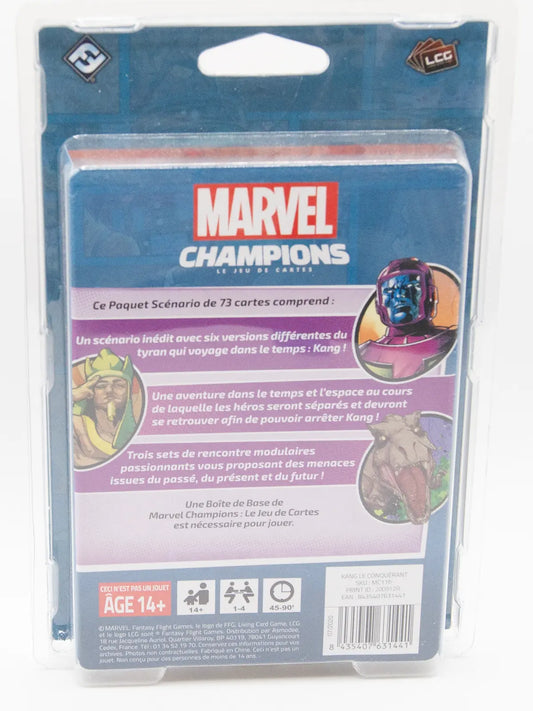 Paquet neuf scellé Marvel Champions Kang Le Conquérant