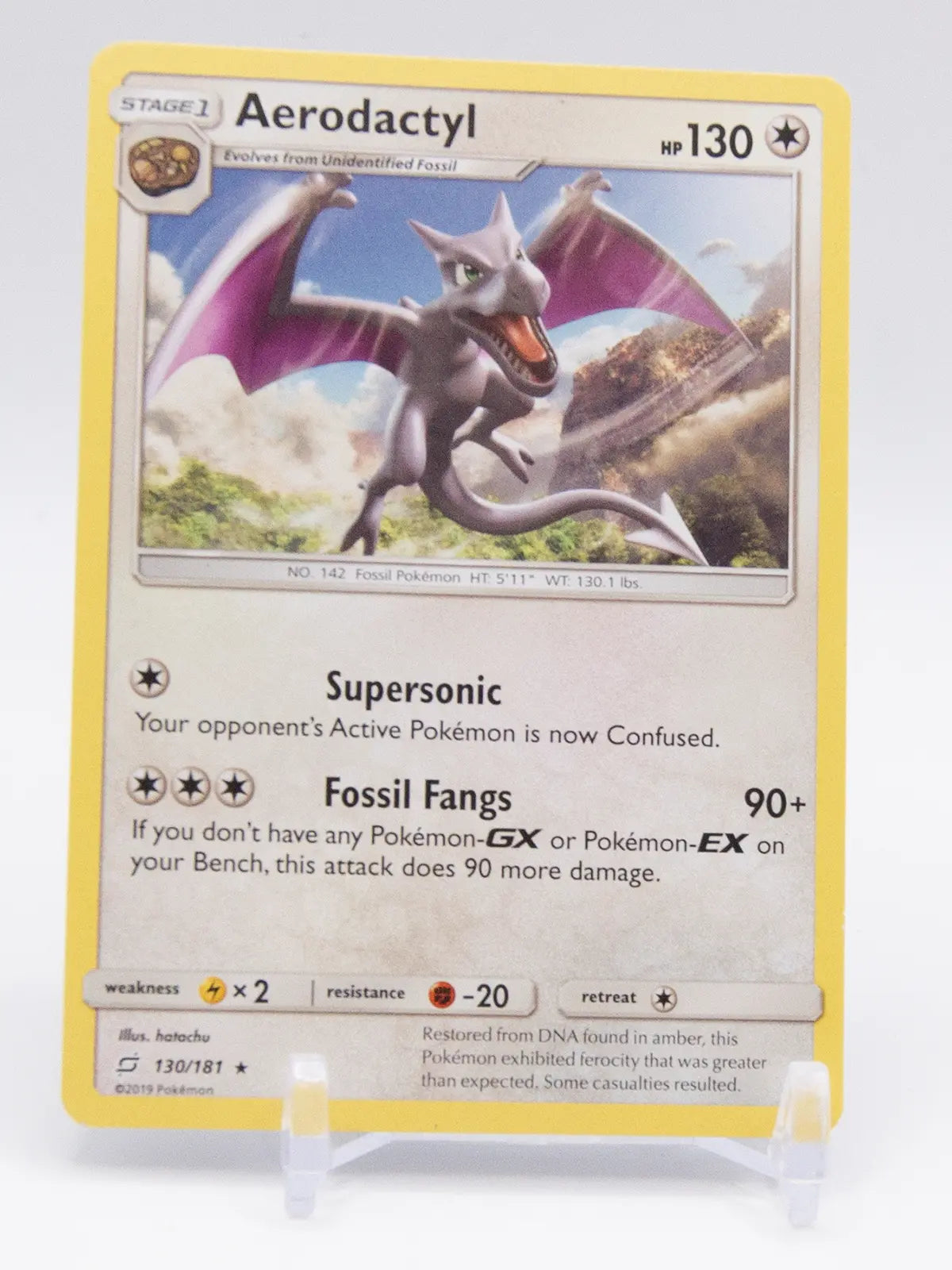Aerodactyl 2019 Pokémon Team Up #130/181
