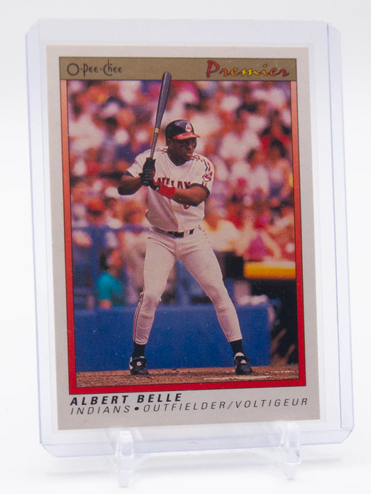 Albert Belle Indians O-Pee-Chee Premier 1991 #8