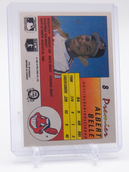 Albert Belle Indians O-Pee-Chee Premier 1991 #8