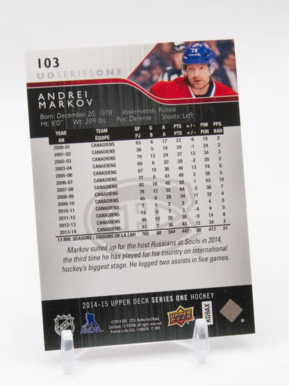 Andrei Markov Canadiens Upper Deck 2014-15 #103