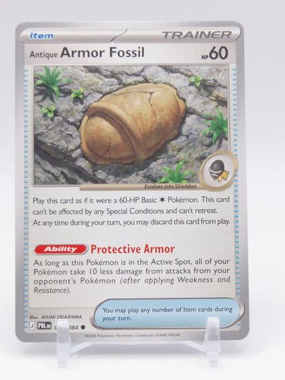 Antique Armor Fossil 2026 Pokémon Pitch Black #072/084