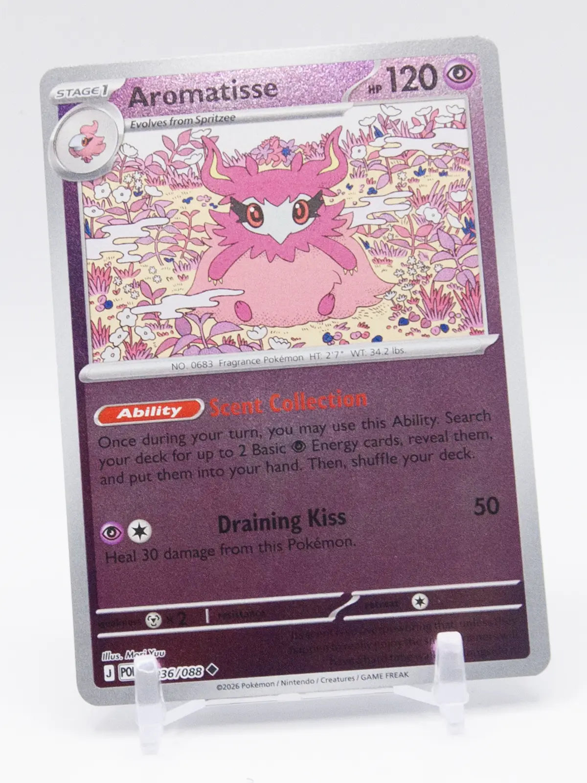 Aromatisse 2026 Pokémon Perfect Order #036/088 (Reverse Holo)