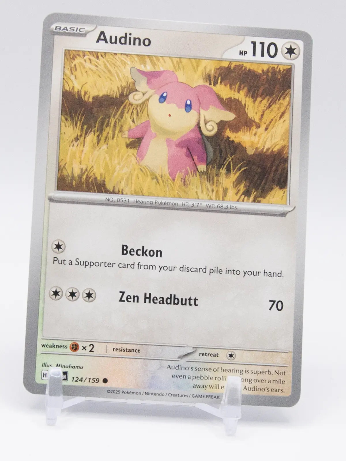 Audino 2025 Pokémon Journey Together #124/159