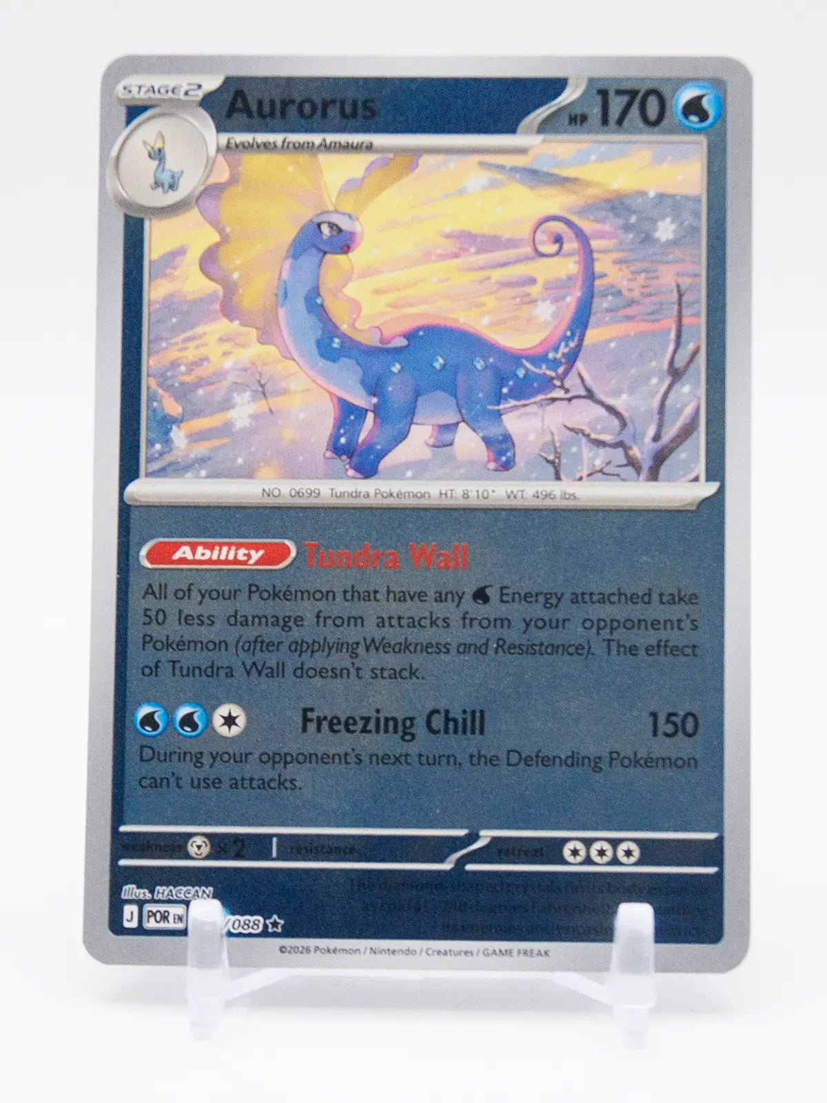 Aurorus 2026 Pokémon Perfect Order #024/088 (Reverse Holo)