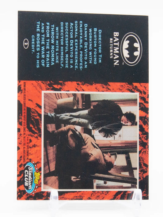 The Penguin Batman Returns Topps Stadium Club 1992 #2