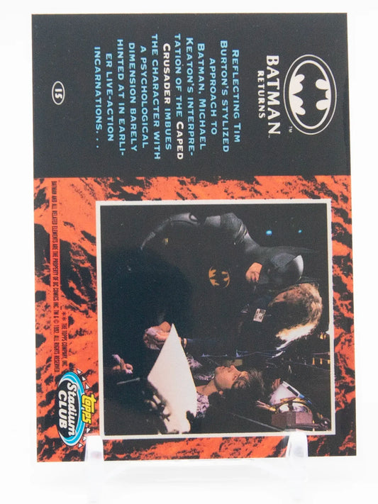 Batman Batman Returns Topps Stadium Club 1992 #15