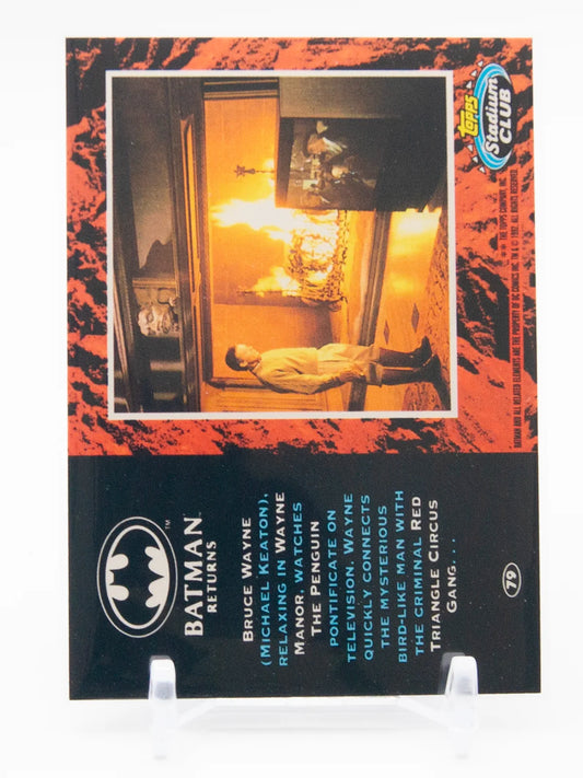 Batman Batman Returns Topps Stadium Club 1992 #79