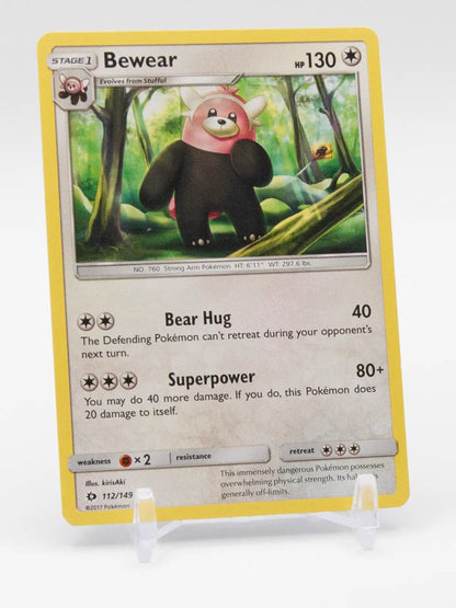 Bewear 2017 Pokémon Sun & Moon – Burning Shadows #112/149