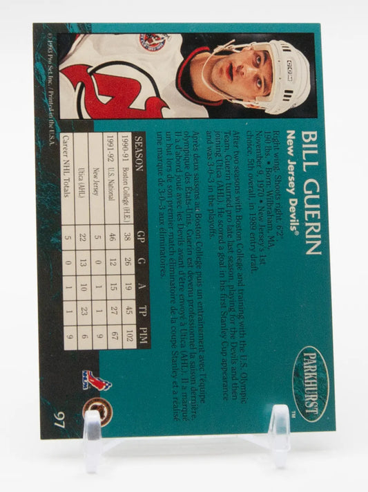 Bill Guerin Devils Parkhurst 1992‑93 Rookie #97 Emerald