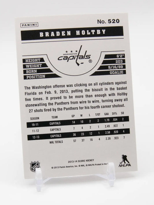 Braden Holtby Capitals Panini Score 2013-14 #520