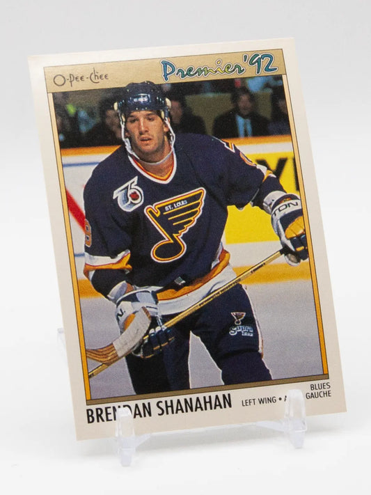 Brendan Shanahan Blues O-Pee-Chee Premier 1991-92 #130