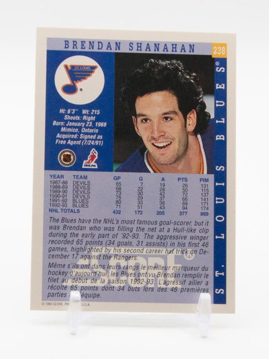 Brendan Shanahan Blues Score 1993-94 #238