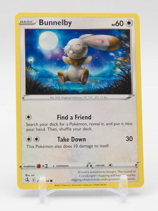 Bunnelby 2021 Pokémon Fusion Strike #214/264
