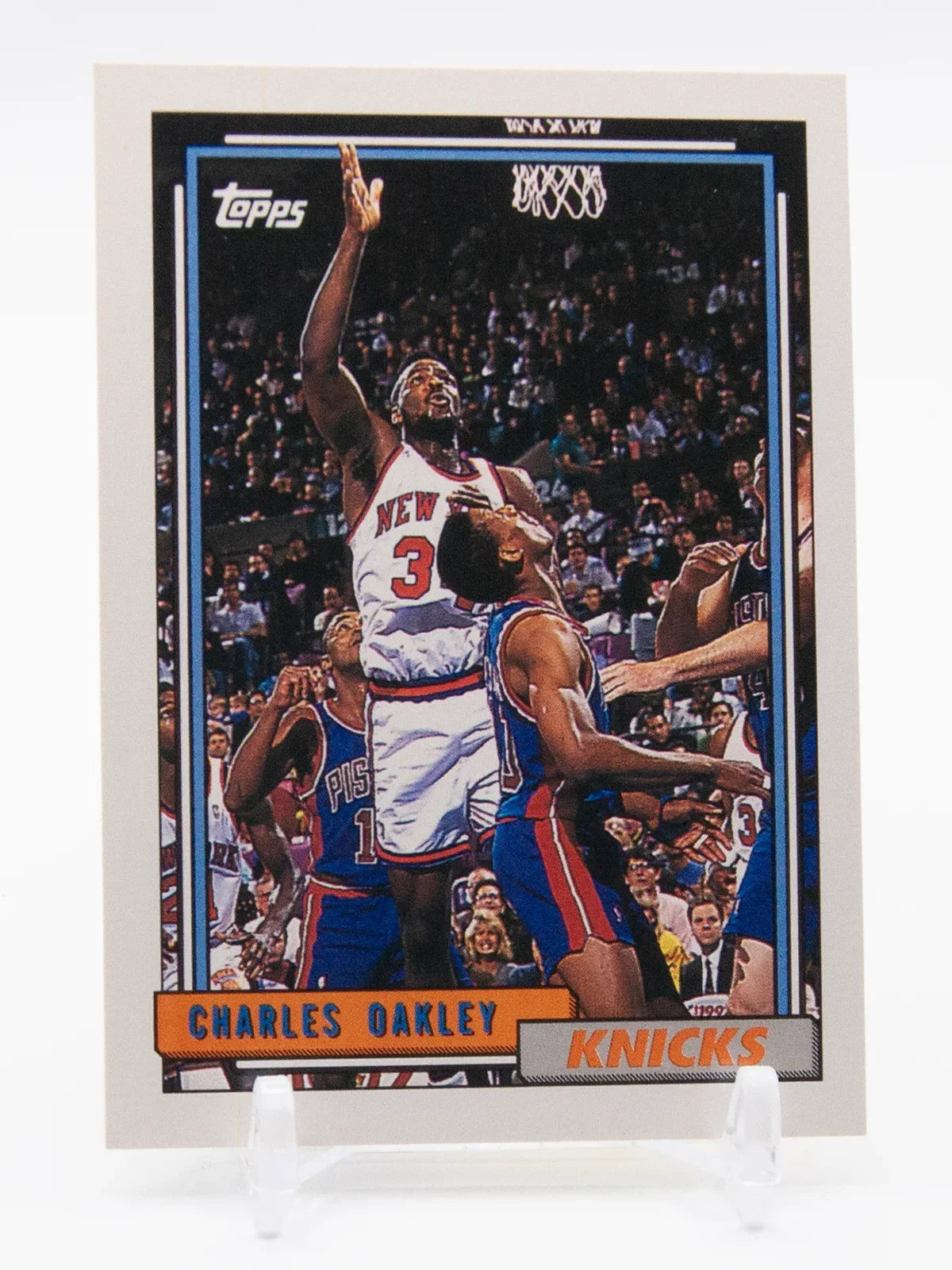 Charles Oakley Knicks Topps 1991-92 #127