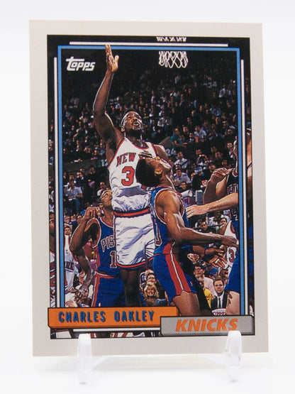 Charles Oakley Knicks Topps 1991-92 #127
