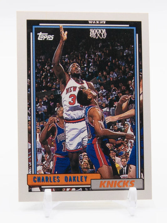 Charles Oakley Knicks Topps 1991-92 #127