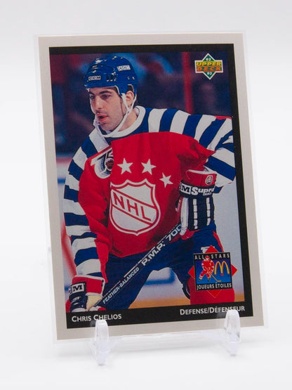 Chris Chelios Blackhawks McDonalds Upper Deck 1993 #Mcd-03