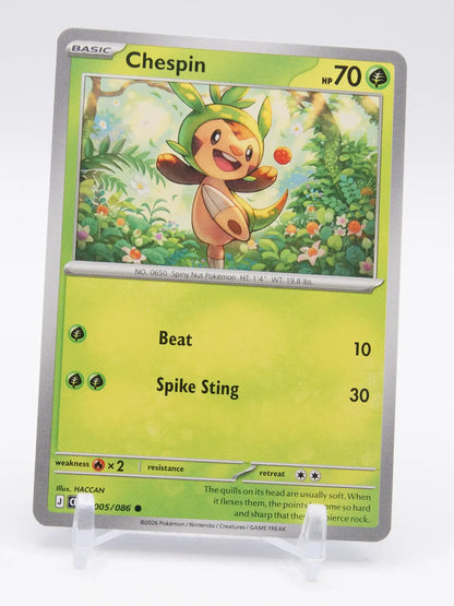 Chespin 2026 Pokémon Chaos Rising #005/086