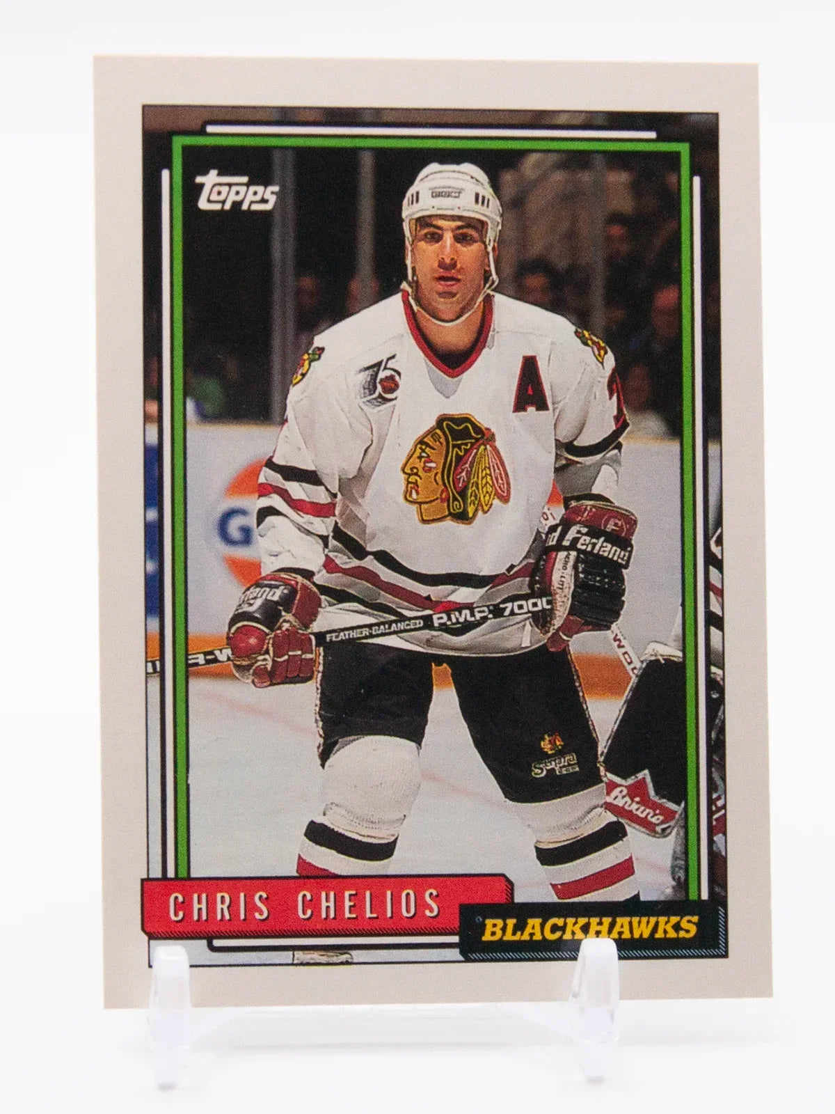 Chris Chelios Blackhawks Topps 1992-93 #98