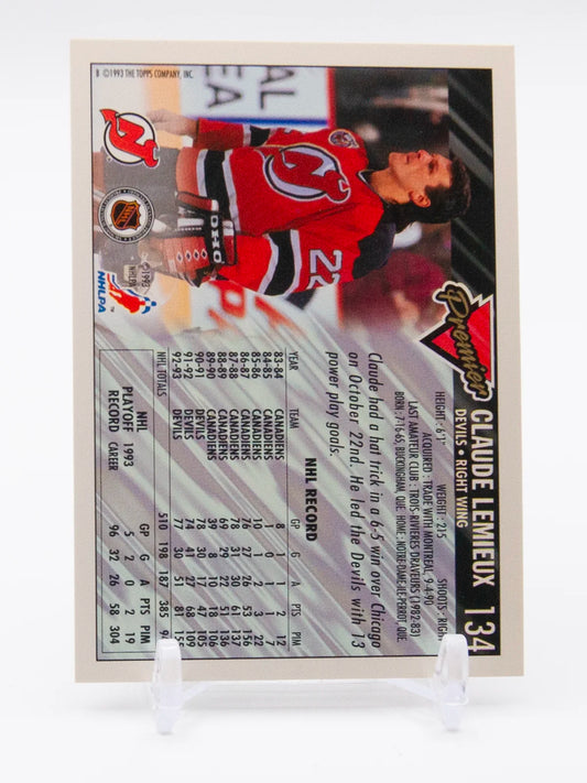 Claude Lemieux Devils O-Pee-Chee Premier Gold 1993-94 #134