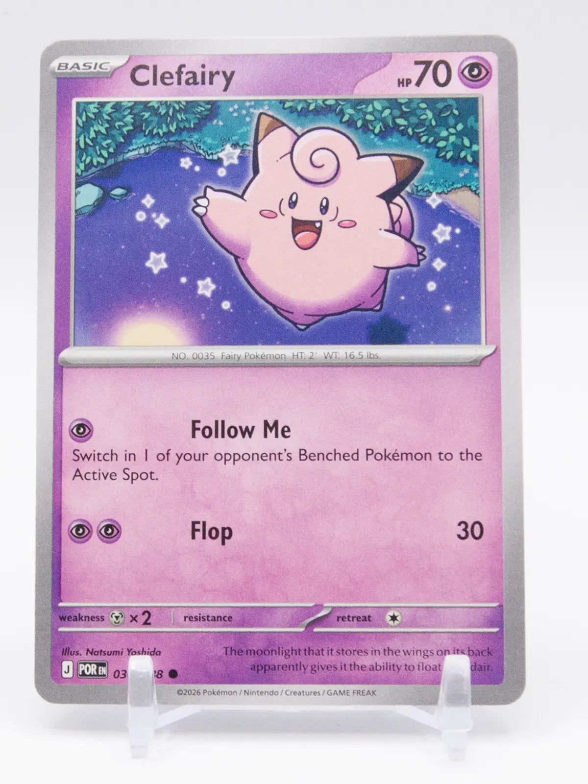 Clefairy 2026 Pokémon Perfect Order #030/088