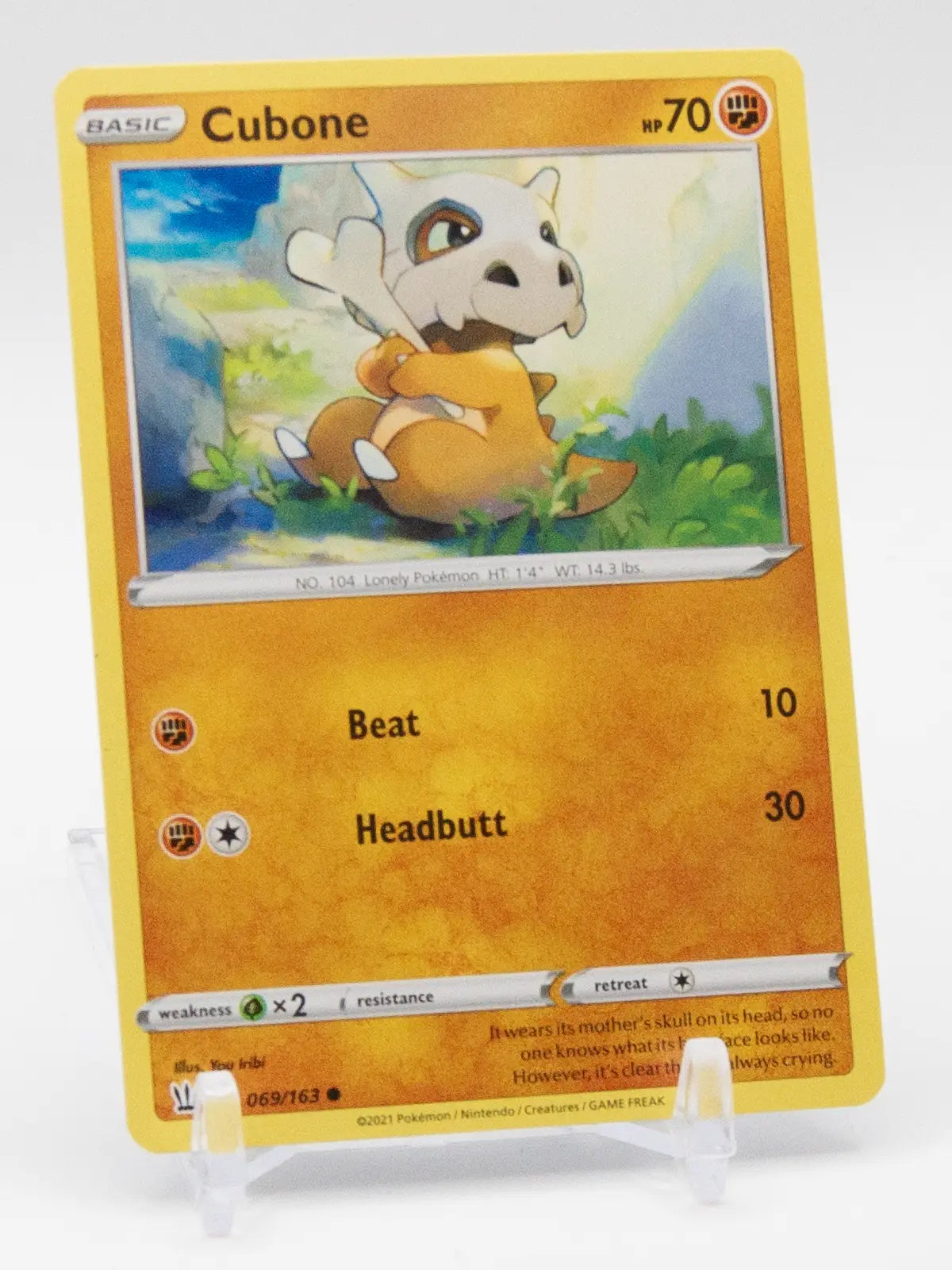 Cubone 2021 Pokémon Battle Styles #069/163