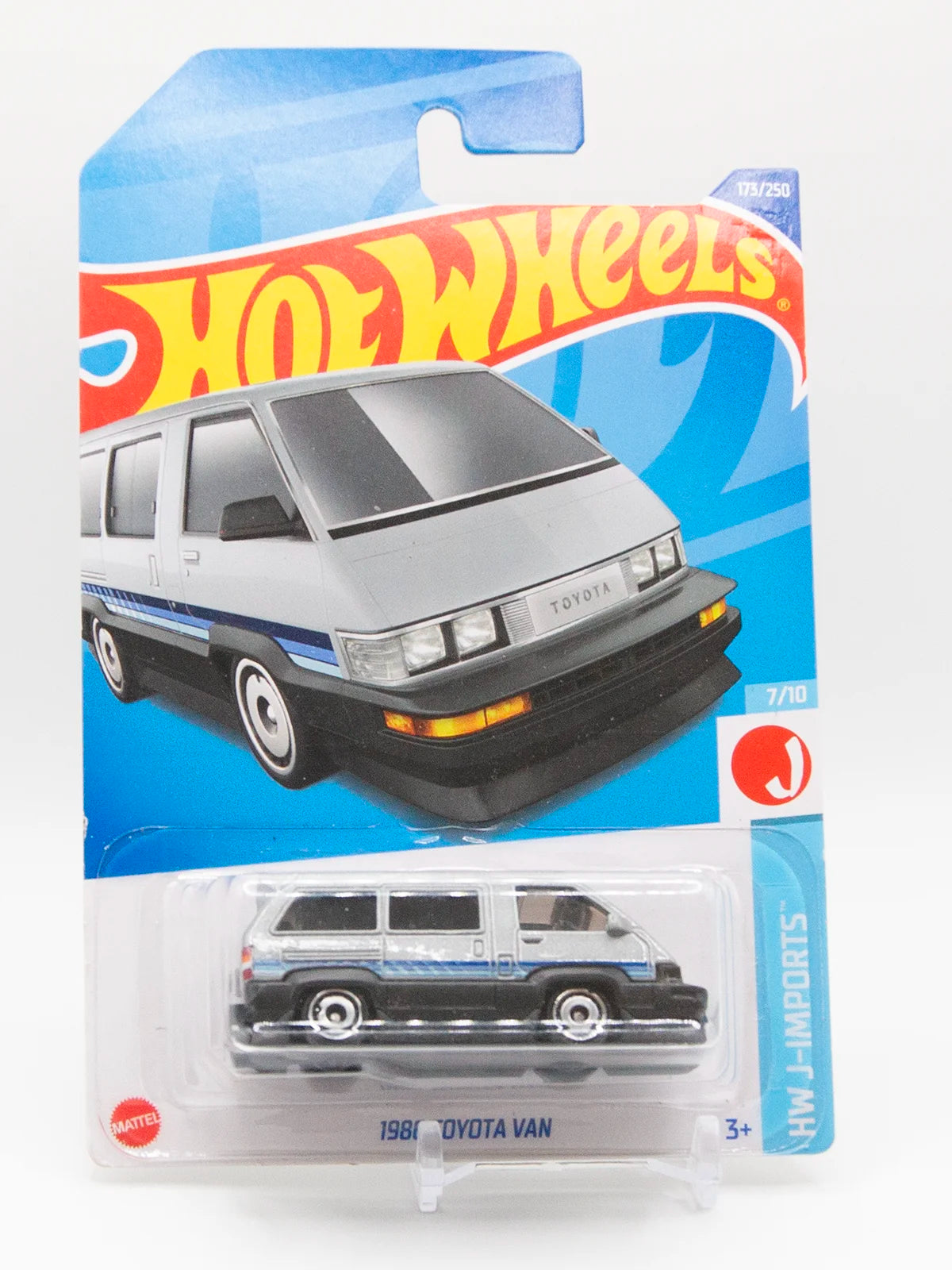 Hot Wheels 1986 Toyota Van Silver HW J-Imports 173/250