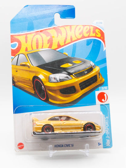 Hot Wheels Honda Civic Si Gold Carbon Fiber Hood HW J-Imports 45/250