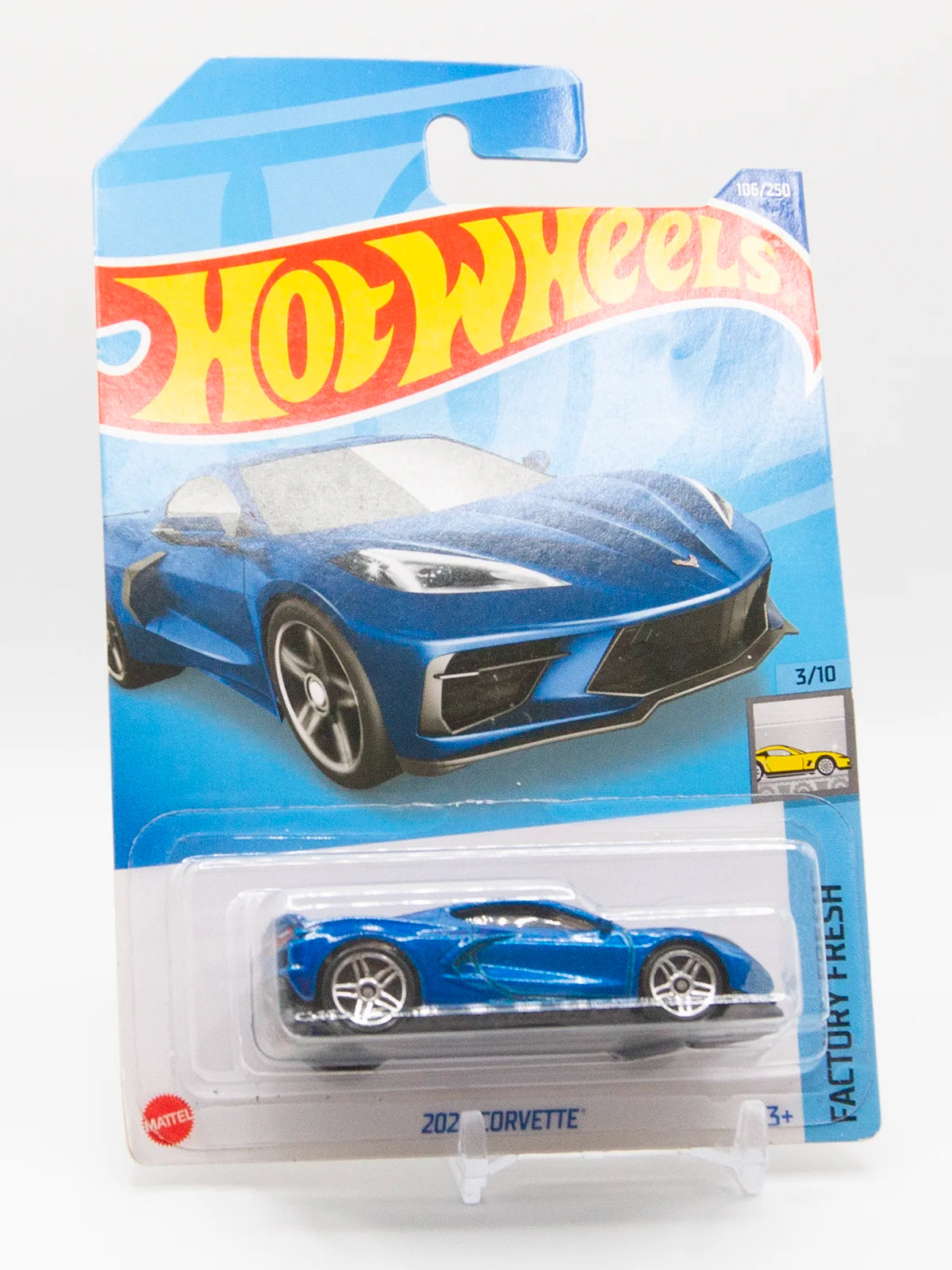 Hot Wheels Corvette Blue Factory Fresh 106/250
