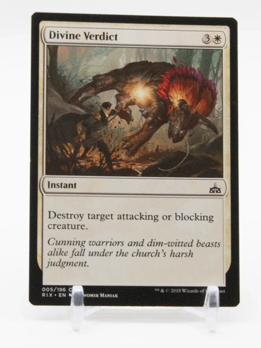 Divine Verdict 2018 MTG Rivals of Ixalan #005/196