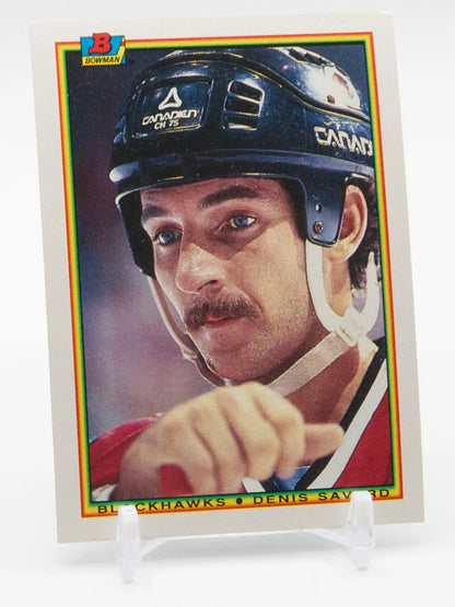 Denis Savard Blackhawks Bowman 1990-91 #6