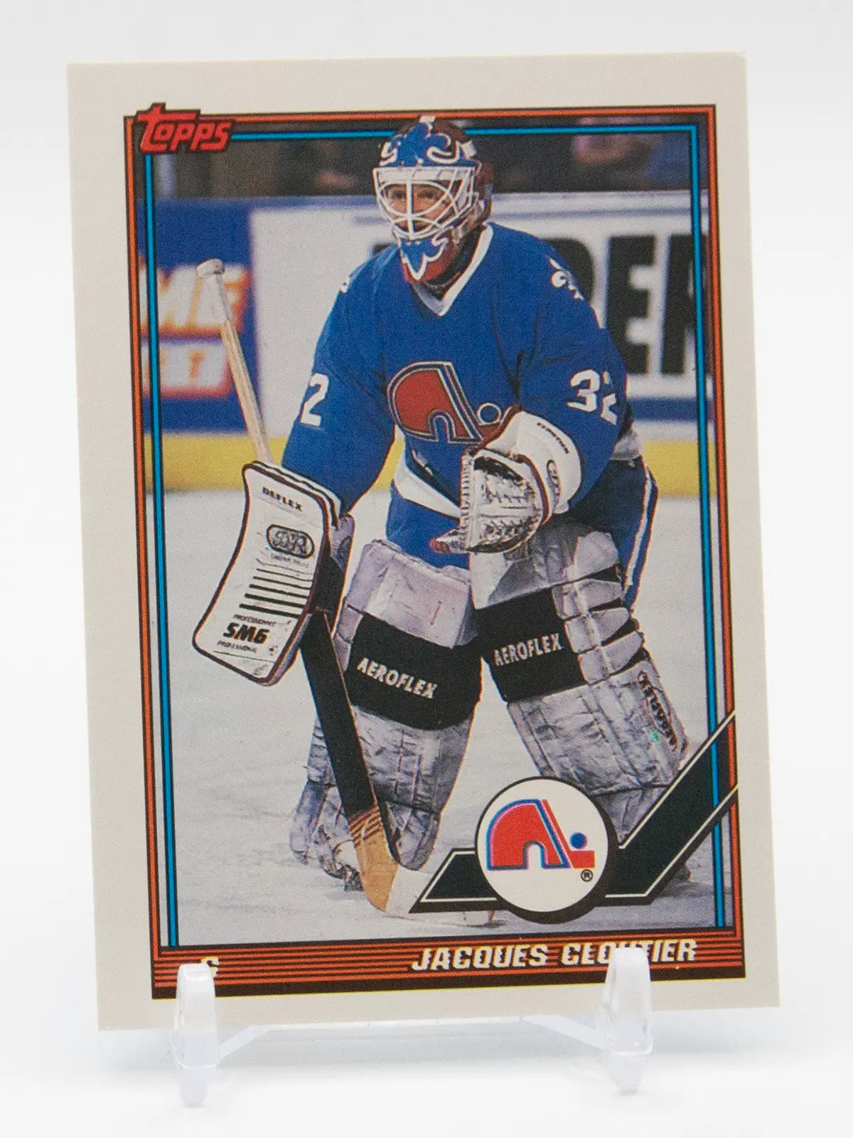 Jacques Cloutier Nordiques Topps 1991-92 #286