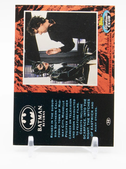 Catwoman Batman Returns Topps Stadium Club 1992 #30