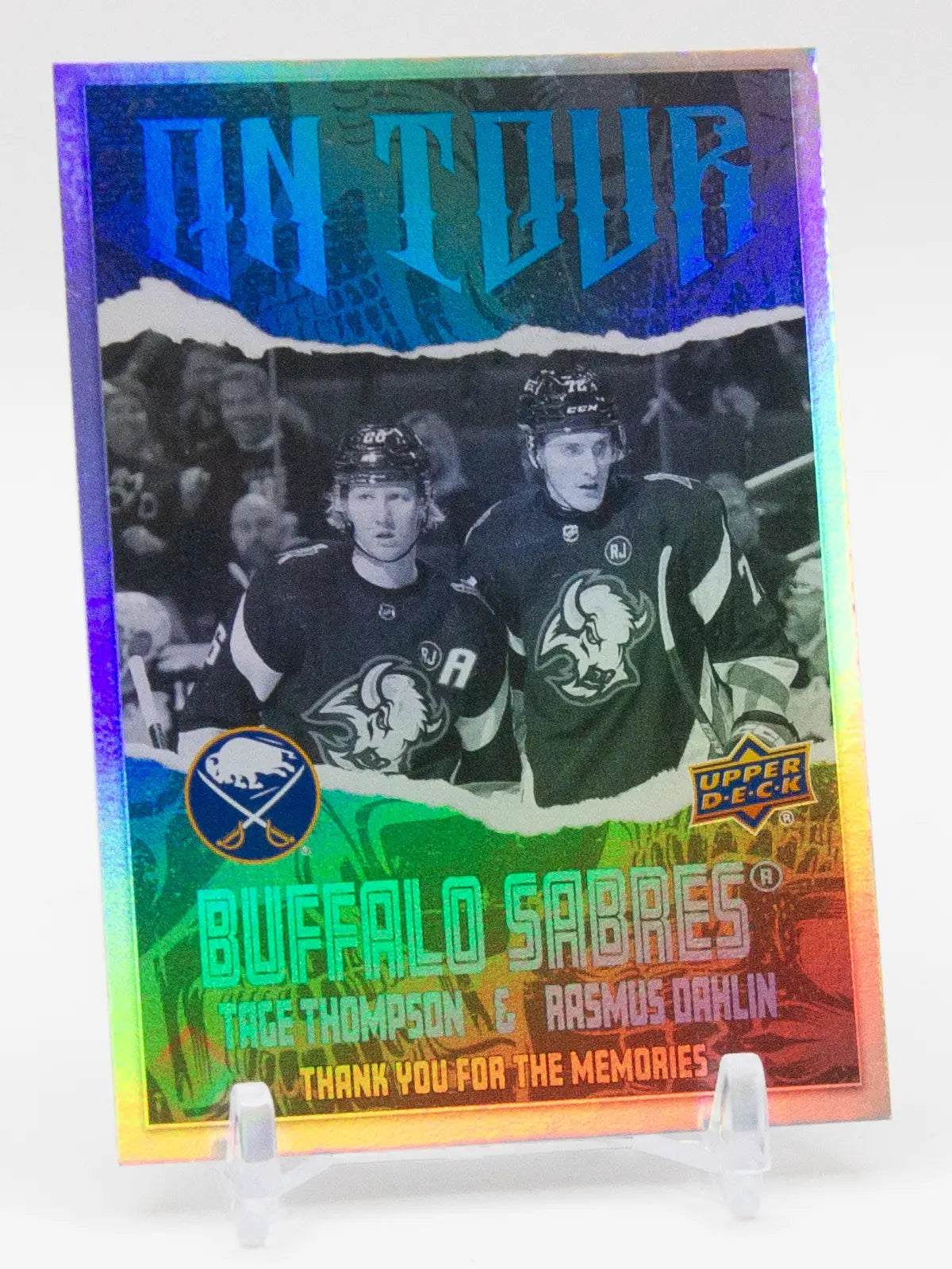 Tage Thompson & Rasmus Dahlin Sabres Upper Deck 2024-25 #OT-25