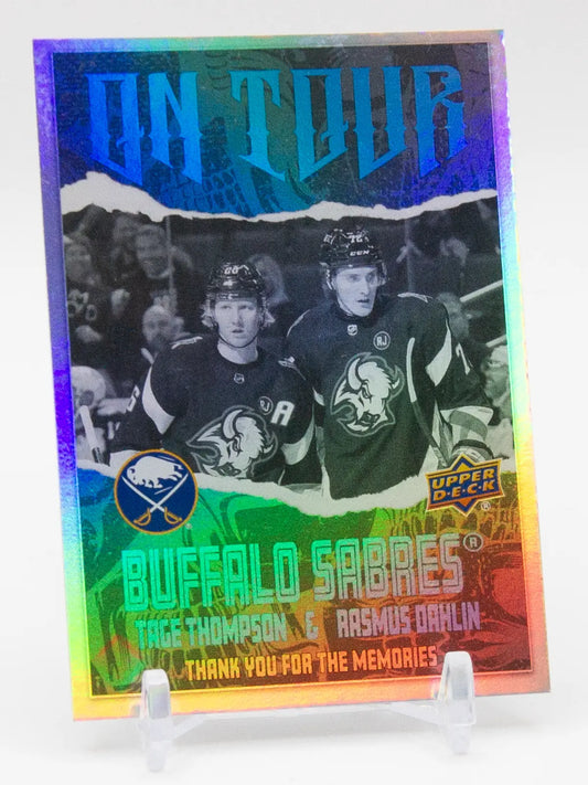 Tage Thompson & Rasmus Dahlin Sabres Upper Deck 2024-25 #OT-25