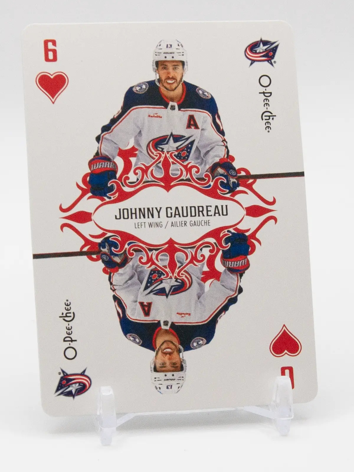 Johnny Gaudreau Blue Jackets O‑Pee‑Chee 2024 #6 of Hearts