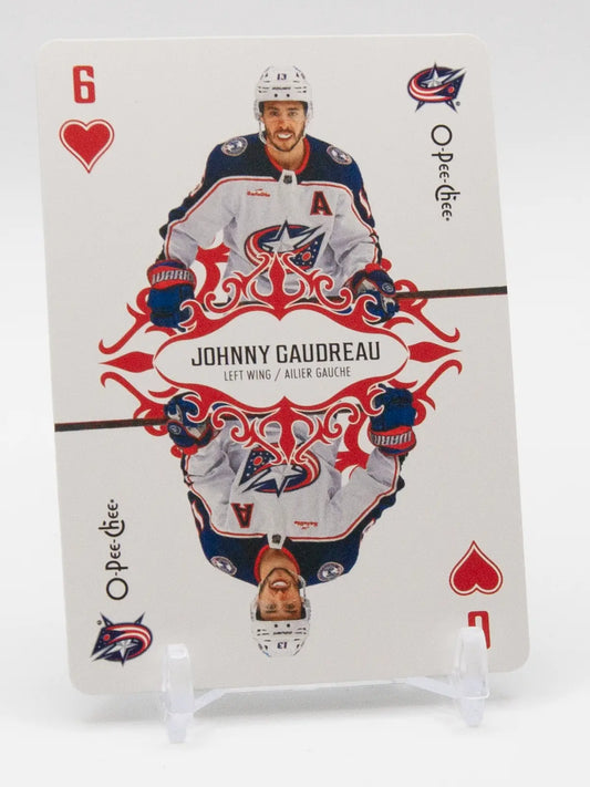 Johnny Gaudreau Blue Jackets O‑Pee‑Chee 2024 #6 of Hearts