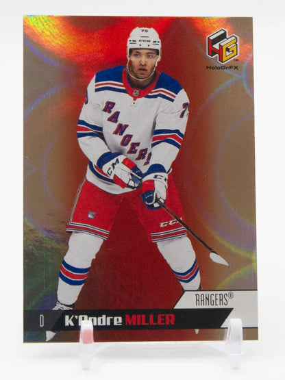 K’Andre Miller Rangers Upper Deck 2020‑21 Rookie #HG‑16