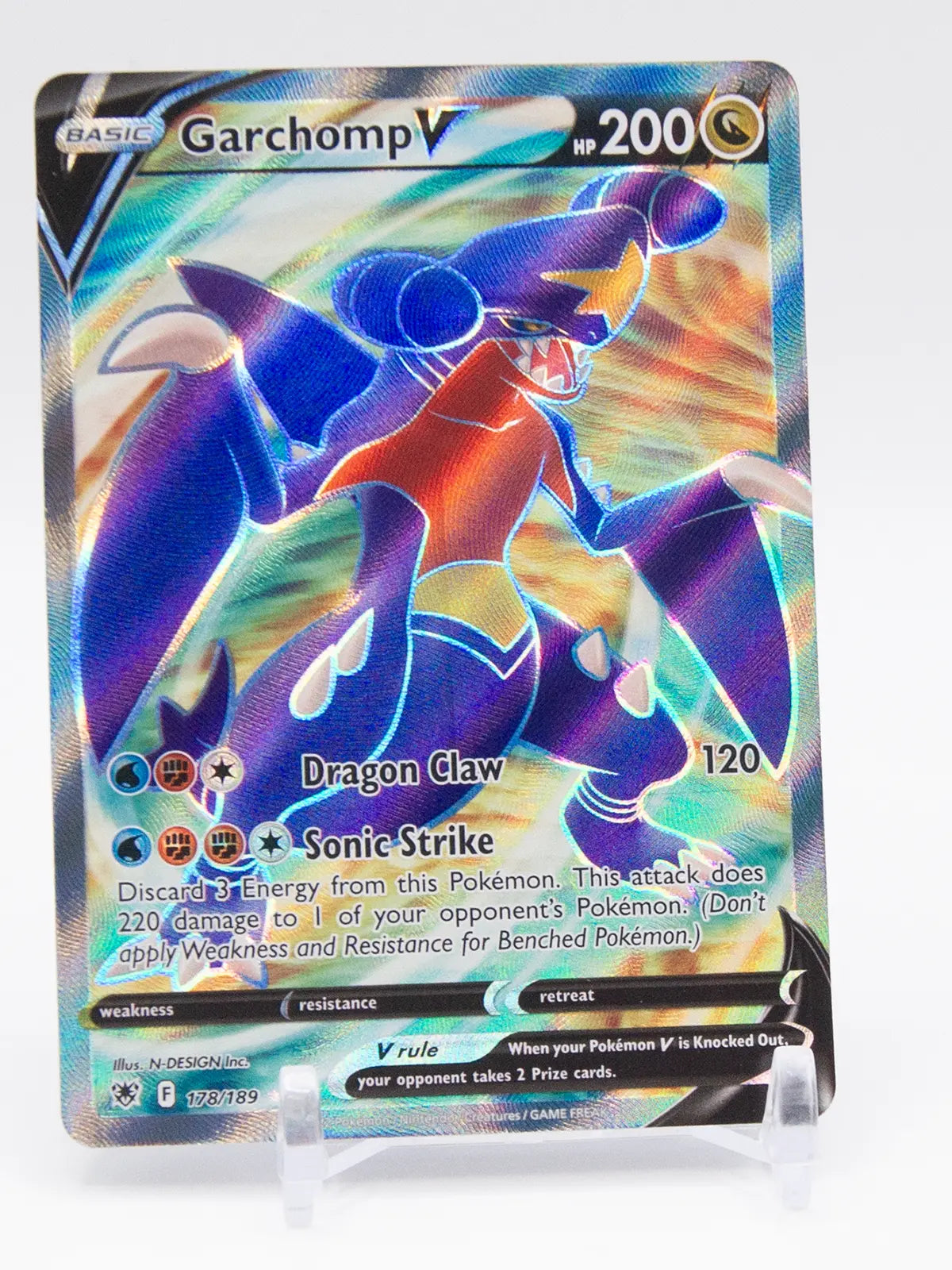 Garchomp V 2022 Pokémon Astral Radiance #178/189 (Holo)