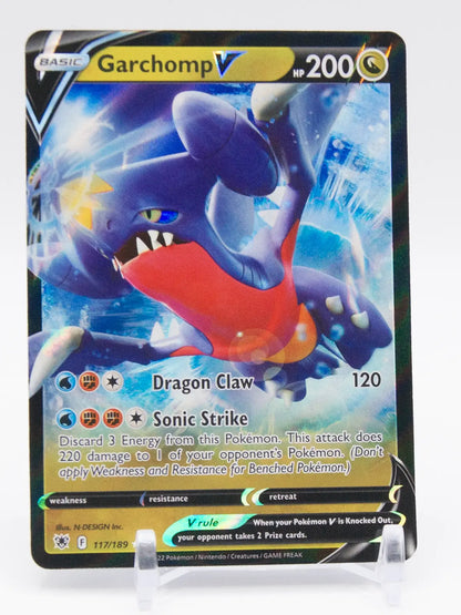 Garchomp V 2022 Pokémon Astral Radiance #117/189 (Holo)